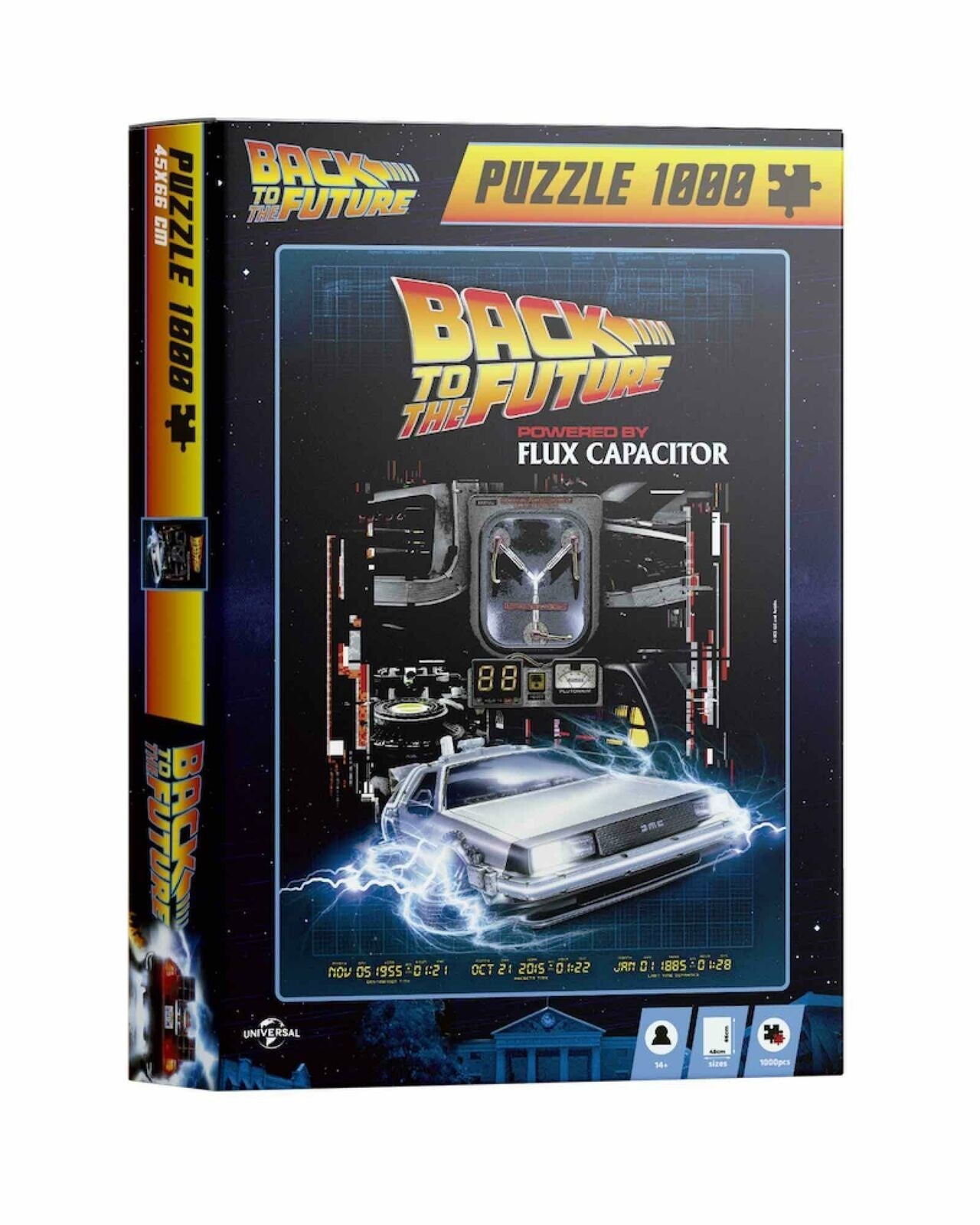 De Lorean "Back To The Future" Flux Capacitor Puzzle 1000 pz SD Toys - 36402