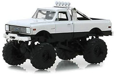 Chevrolet K-10 Monster Truck  white 1972 "Kings of Crunch" Serie 3 1:64 - 36775