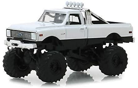 Chevrolet K-10 Monster Truck  white 1972 "Kings of Crunch" Serie 3 1:64 - 36775