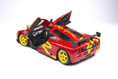 McLaren F1 GTR Launch Livery 1996 Red - Yellow 1:18 - 37019