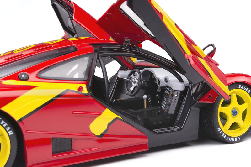 McLaren F1 GTR Launch Livery 1996 Red - Yellow 1:18 - 37022