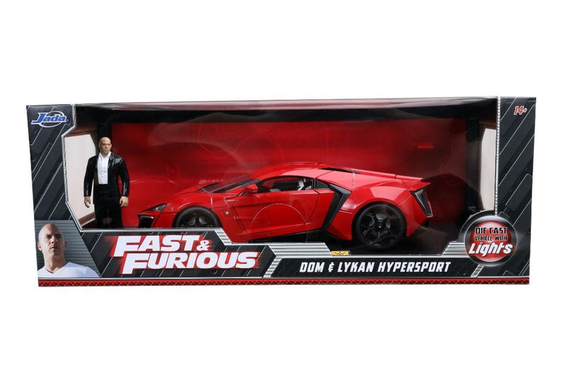Lykan Hyper Sport "Fast And Furious 7" with figure 1:18 - 37098