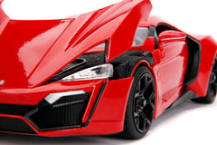 Lykan Hyper Sport "Fast And Furious 7" with figure 1:18 - 37100