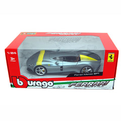 Ferrari Monza SP1 Silver decals yellow 1:24 - 37285