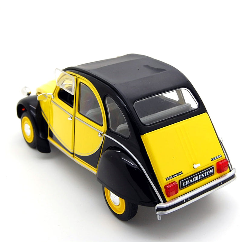 Citroen 2 CV Charleston 1982 Yellow / Black 1:18 - 37375