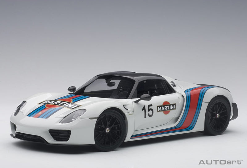 Porsche 918 Spyder 2010 Martini Livery 1:18 - 37555