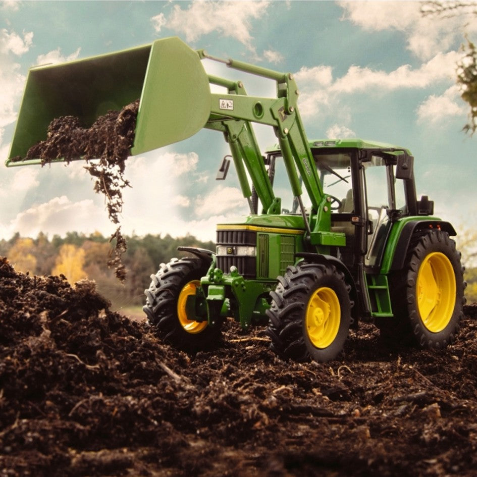 John Deere 6300 green with loader 1:32 - 38035