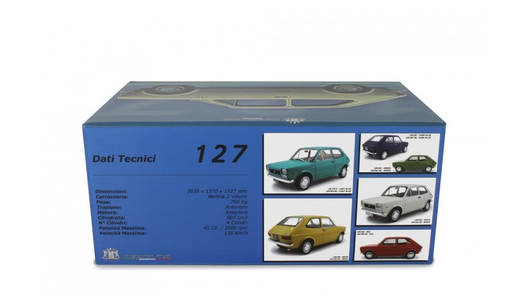 Fiat 127 1° Serie 1971 Rosso 1:18 - 38147
