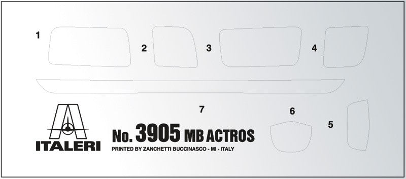 Mercedes Benz Actros MP4 Gigaspace Kit 1:24 - 3819