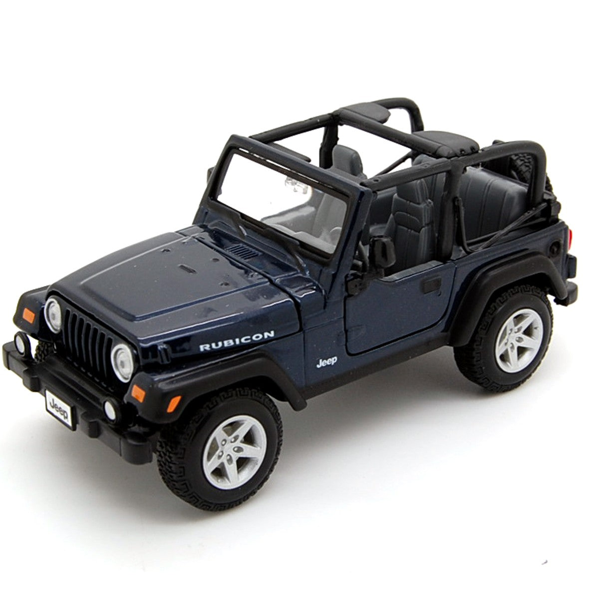 Jeep Wrangler TJ Rubicon Open blue metallic 1:27 - 39242