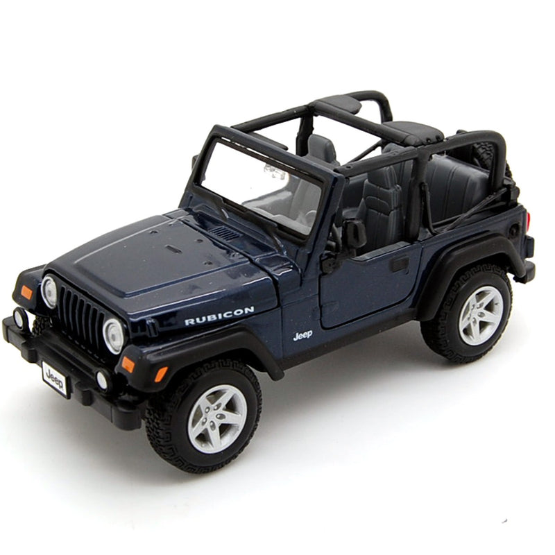 Jeep Wrangler TJ Rubicon Open blue metallic 1:27 - 39242
