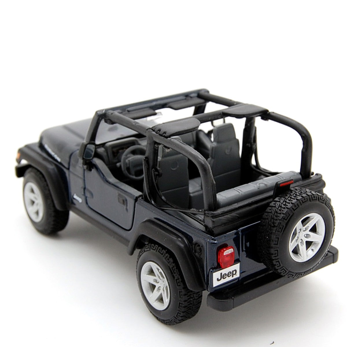Jeep Wrangler TJ Rubicon Open blue metallic 1:27 - 39244