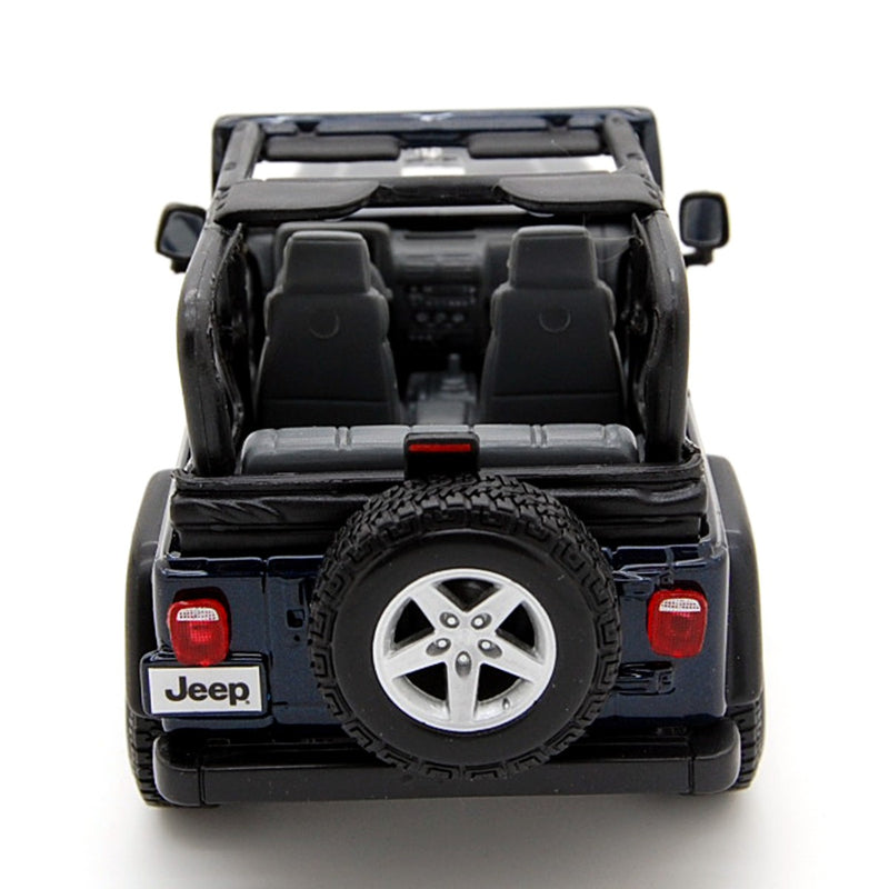 Jeep Wrangler TJ Rubicon Open blue metallic 1:27 - 39245