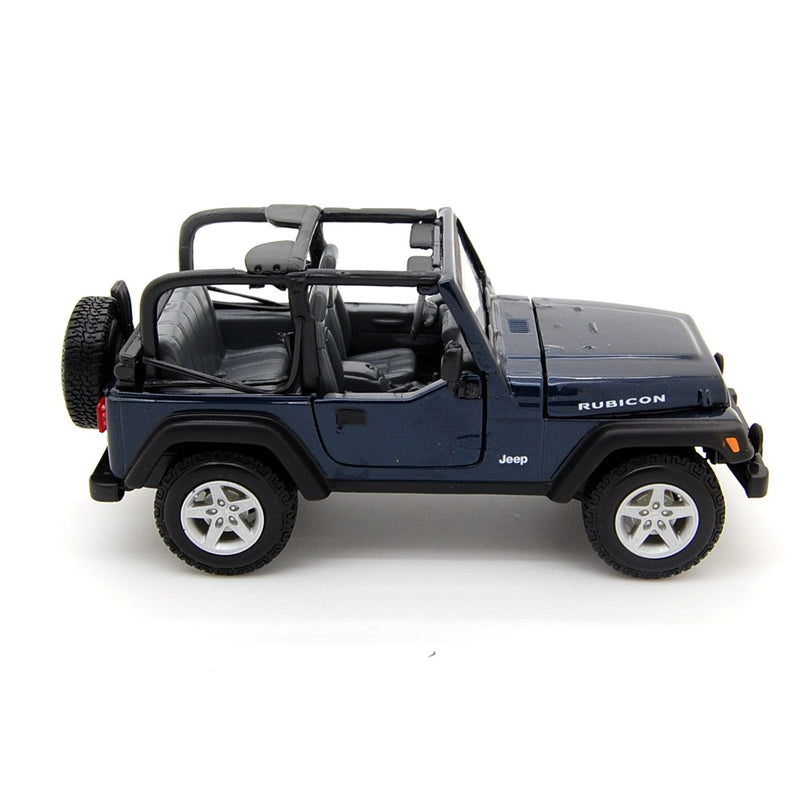 Jeep Wrangler TJ Rubicon Open blue metallic 1:27 - 39247