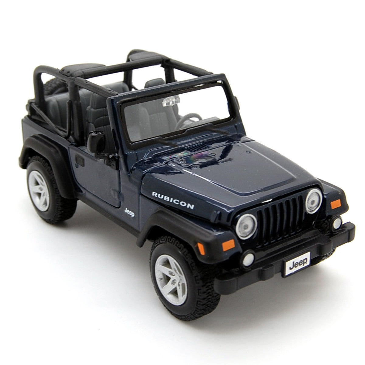 Jeep Wrangler TJ Rubicon Open blue metallic 1:27 - 39248