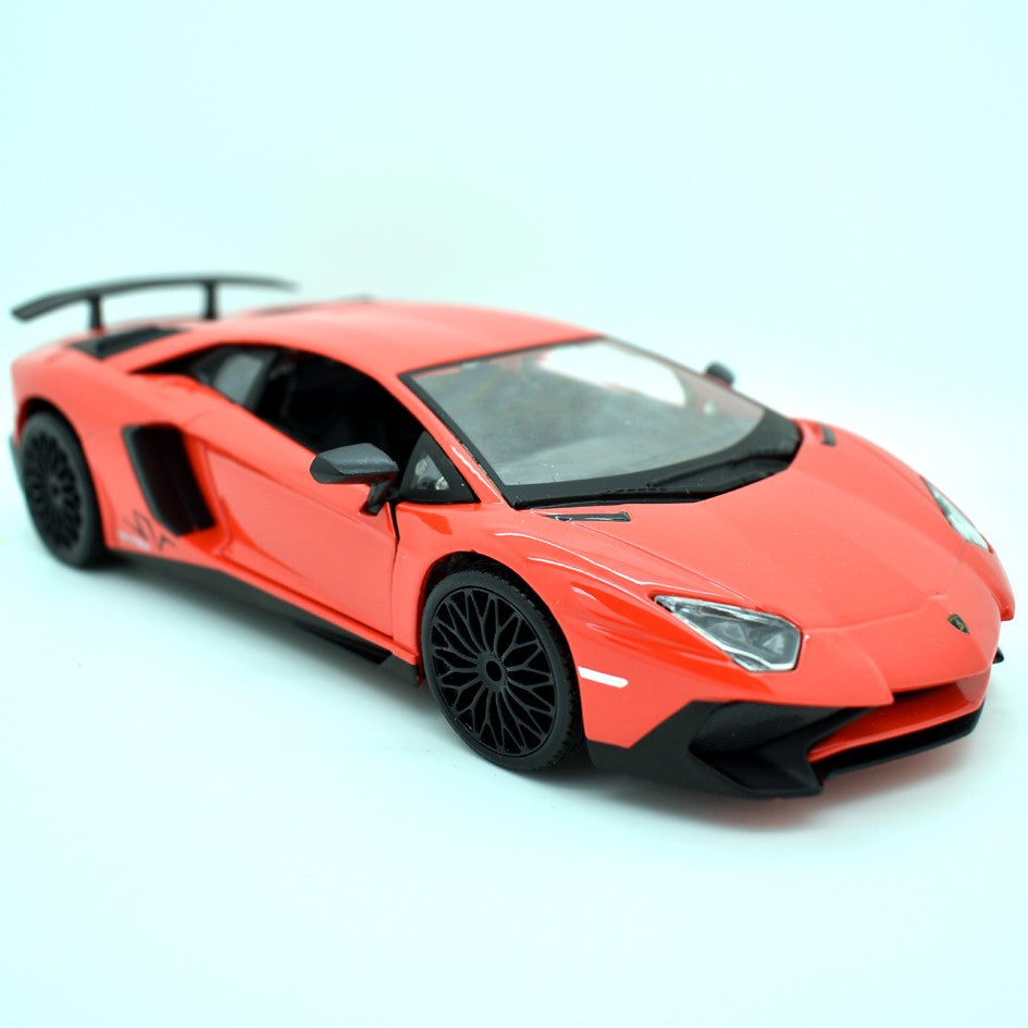 Lamborghini Aventador LP750-4 SV 2015 Red Fluo 1:24 - 39329