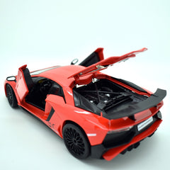 Lamborghini Aventador LP750-4 SV 2015 Red Fluo 1:24 - 39332