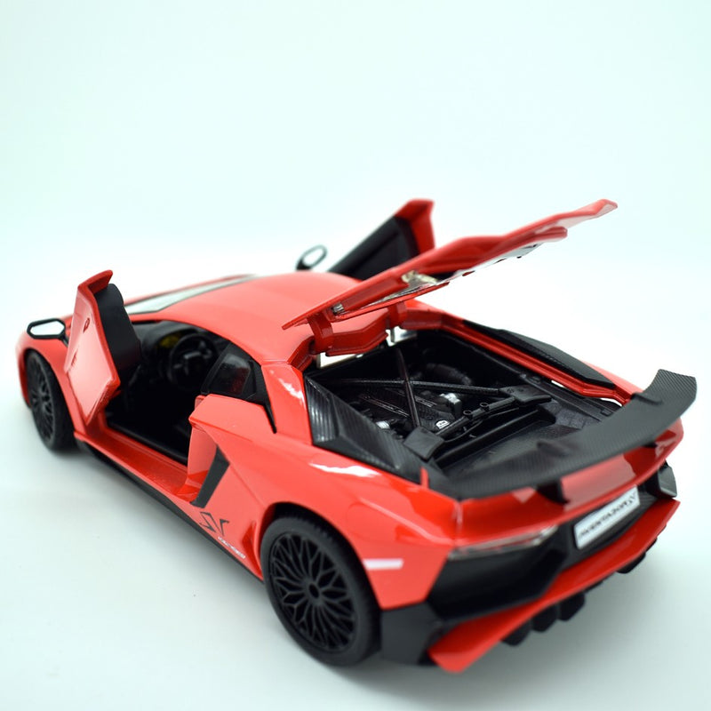 Lamborghini Aventador LP750-4 SV 2015 Red Fluo 1:24 - 39332