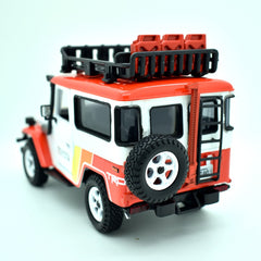 Toyota FJ40 Land Cruiser 1974  off road version with roof rack "Toyota" 1:24 - 39456