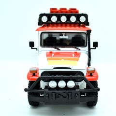 Toyota FJ40 Land Cruiser 1974  off road version with roof rack "Toyota" 1:24 - 39461