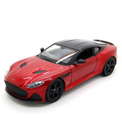 Aston Martin DBS Superleggera 2018 Rosso Scuro - Tetto Nero 1:24 - 39762