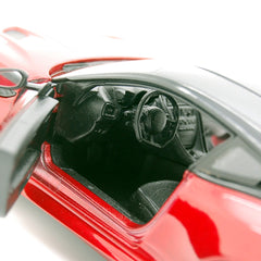 Aston Martin DBS Superleggera 2018 Rosso Scuro - Tetto Nero 1:24 - 39771