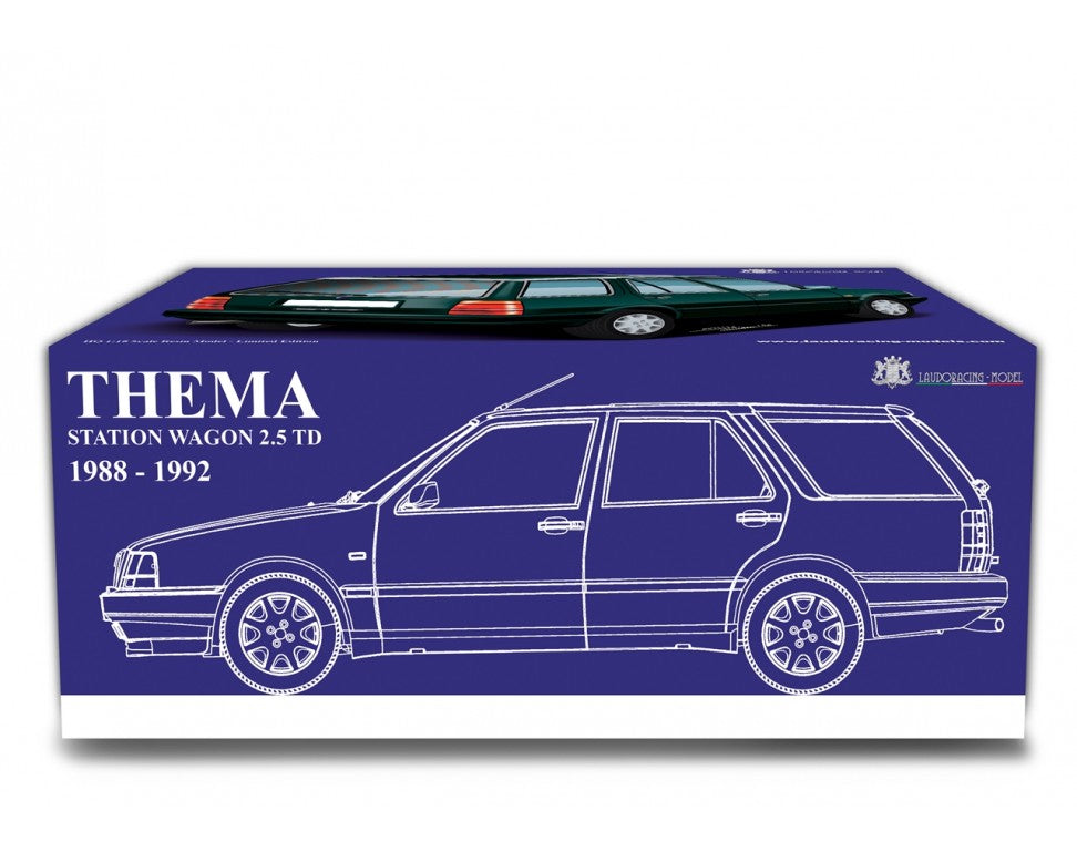 Lancia Thema Station Wagon T.D. 1988-92 Bordeaux Metallizzato 1:18-25