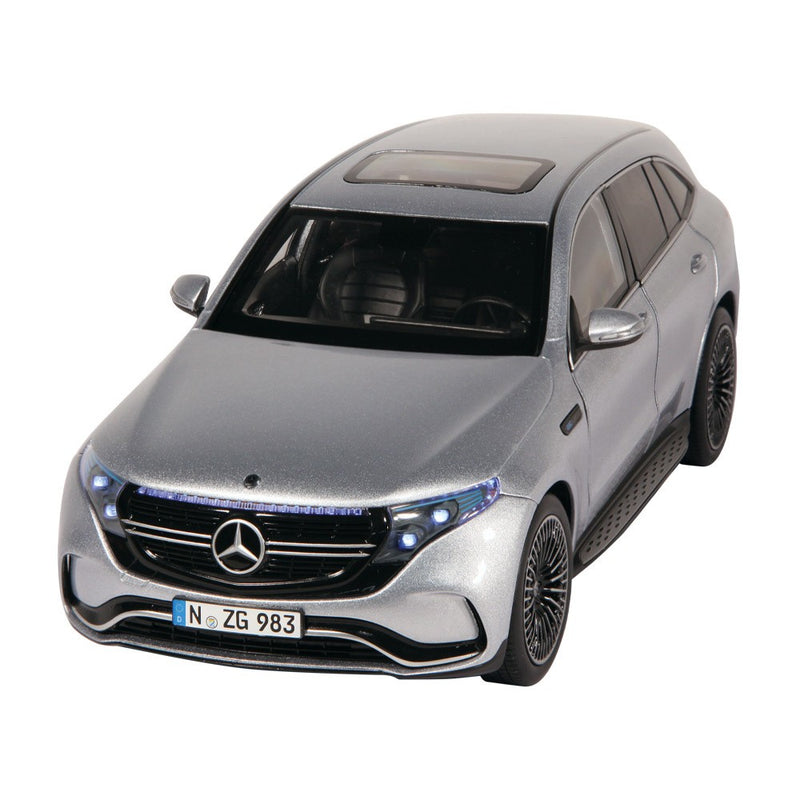 Mercedes-Benz EQC 2020 Silver with Light  1:18 - 40501