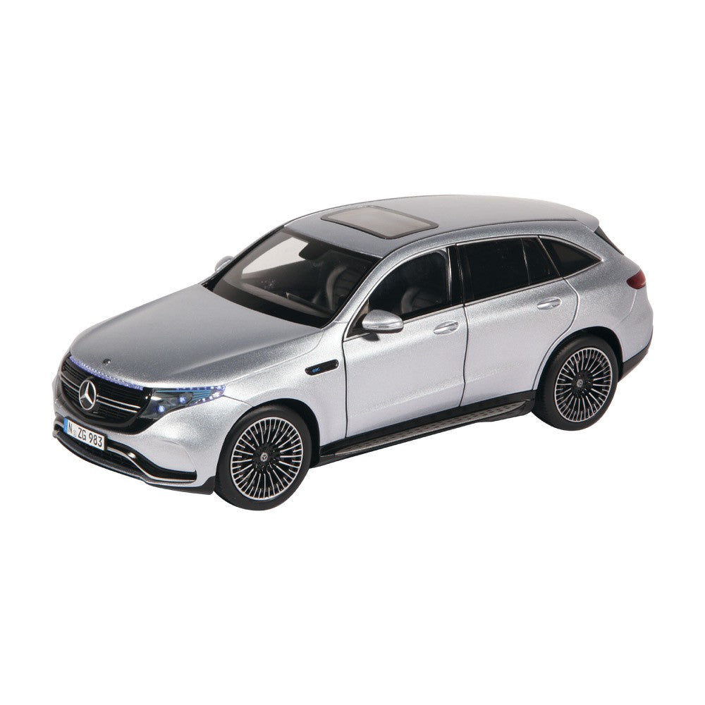Mercedes-Benz EQC 2020 Silver with Light  1:18 - 40502