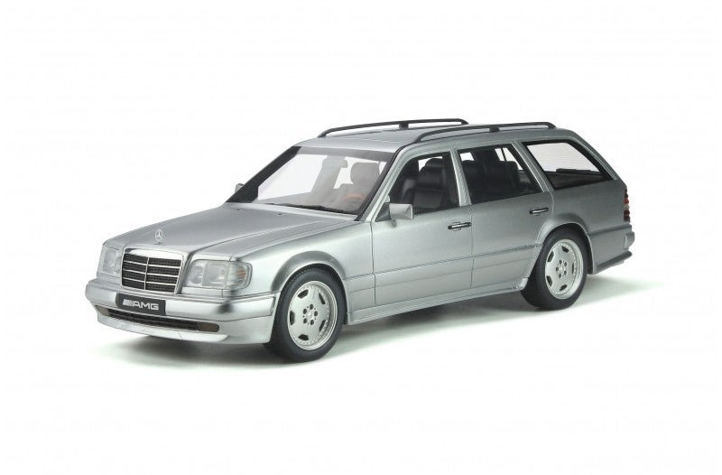 Mercedes-Benz S124 E36 AMG 1995 Brilliant Silver 1:18 - 40598