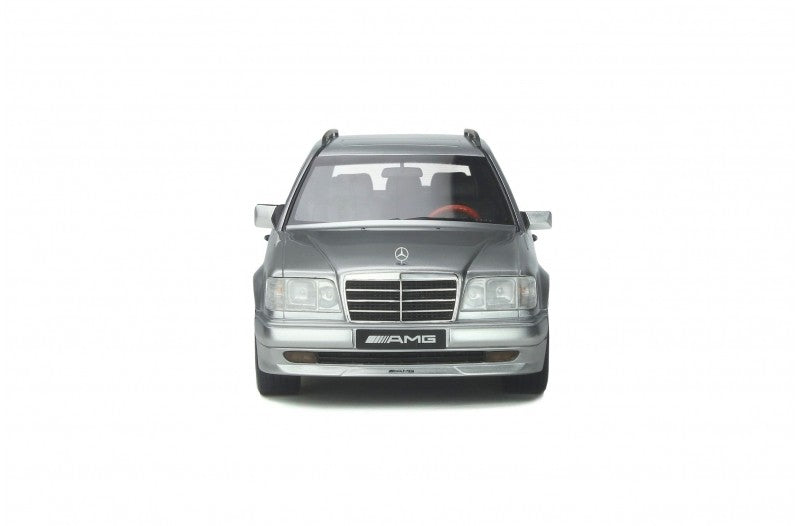 Mercedes-Benz S124 E36 AMG 1995 Brilliant Silver 1:18 - 40601
