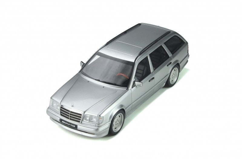 Mercedes-Benz S124 E36 AMG 1995 Brilliant Silver 1:18 - 40603