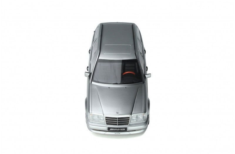 Mercedes-Benz S124 E36 AMG 1995 Brilliant Silver 1:18 - 40605