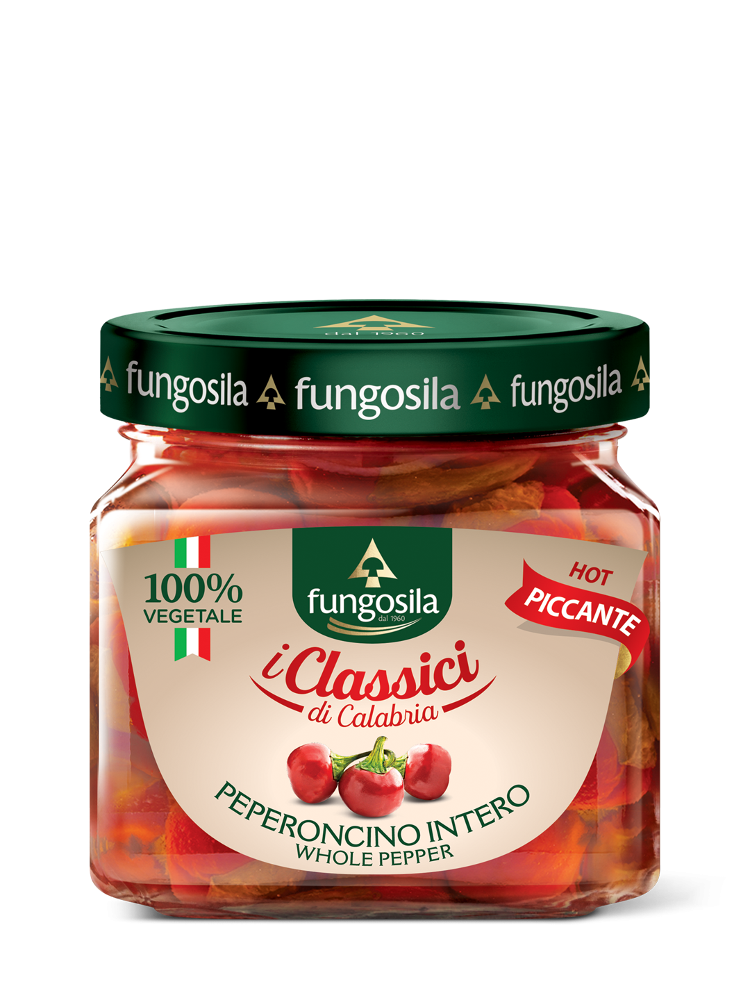 Peperoncini Piccanti Interi Fungosila 180 g - 40648