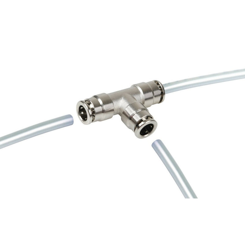 Raccordo Aria in Metallo Lampa T-3 a T per tubi aria - Ø 8 mm - 40929