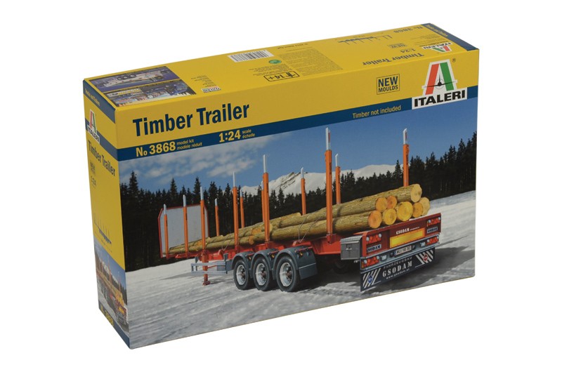 Semirimorchio Timber Trailer Kit 1:24 - 41167