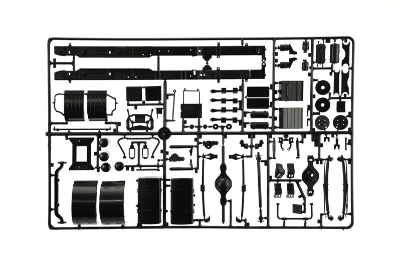 Volvo F16 Globetrotter Canvas Truck with elevator Kit 1:24 - 41357