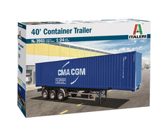 Semirimorchio 40' Container Trailer kit 1:24 - 41375