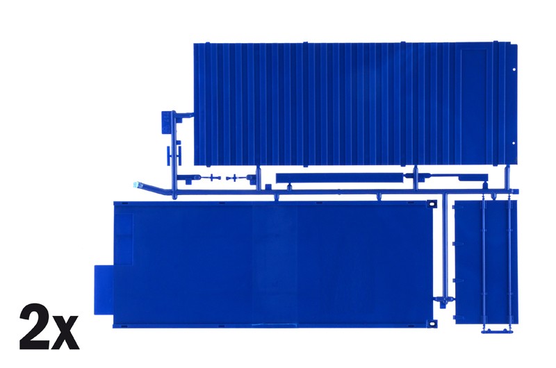 Semirimorchio 40' Container Trailer kit 1:24 - 41380