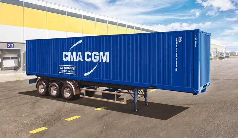 Semirimorchio 40' Container Trailer kit 1:24 - 41383