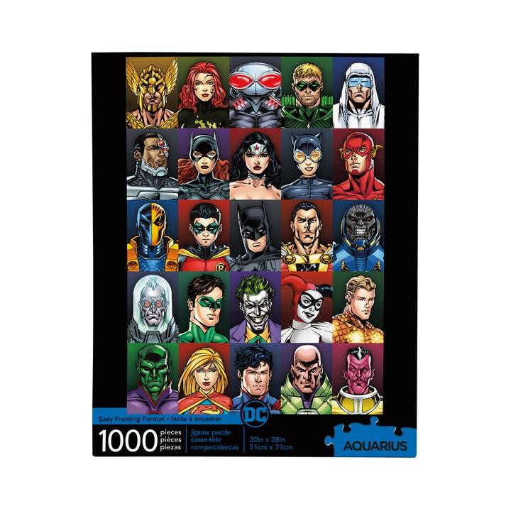 DC Faces collage 1000pz Aquarius - 42466