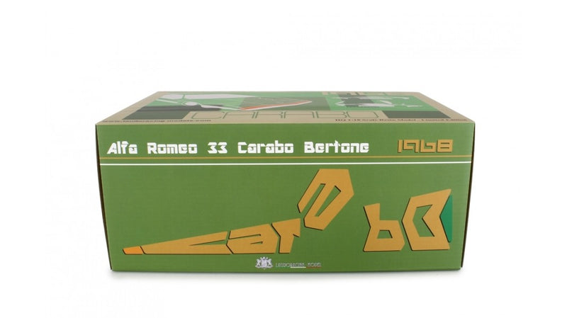 Alfa Romeo 33 Bertone Carabo 1967 2° Maquette di stile Arancione 1:18 - 42830