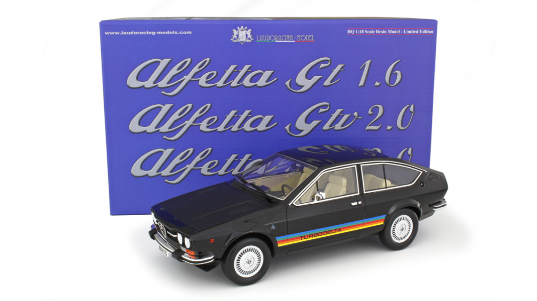 Alfa Romeo Alfetta GTV 2000 Turbodelta 1979 Nero 1:18 - 43035