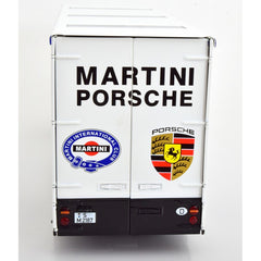 Mercedes O 317 Truck Porsche Transporter Martini Racing White 1:18 - 43102