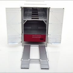 Mercedes O 317 Truck Porsche Transporter Martini Racing White 1:18 - 43109