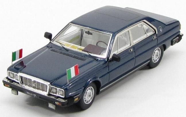 Maserati Quattroporte III 4.9 Presidenziale 1983 Blu Sera Metallizzato Presidente Pertini 1:43 - 43140
