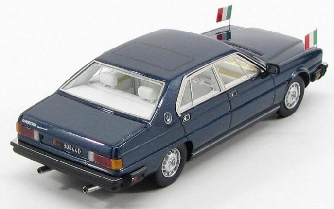 Maserati Quattroporte III 4.9 Presidenziale 1983 Blu Sera Metallizzato Presidente Pertini 1:43 - 43141