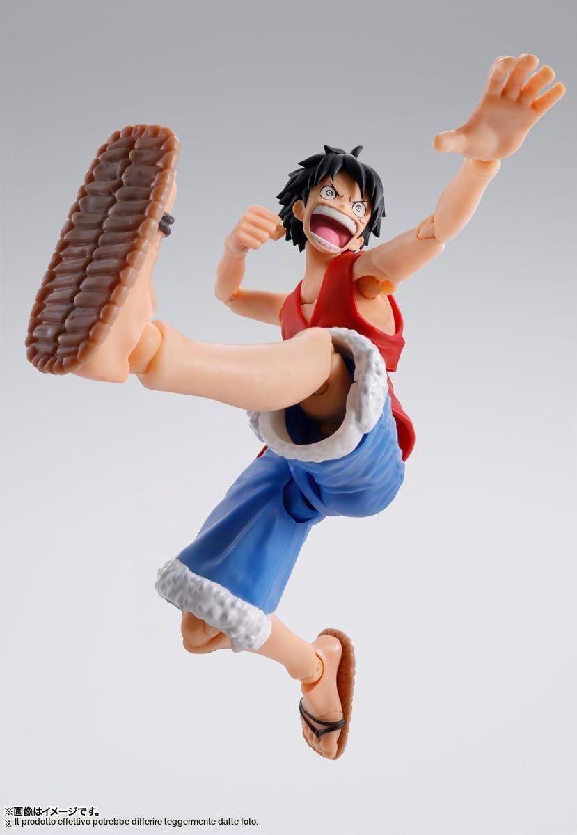 One Piece Monkey D. Luffy Romance Dawn Shf Bandai-7