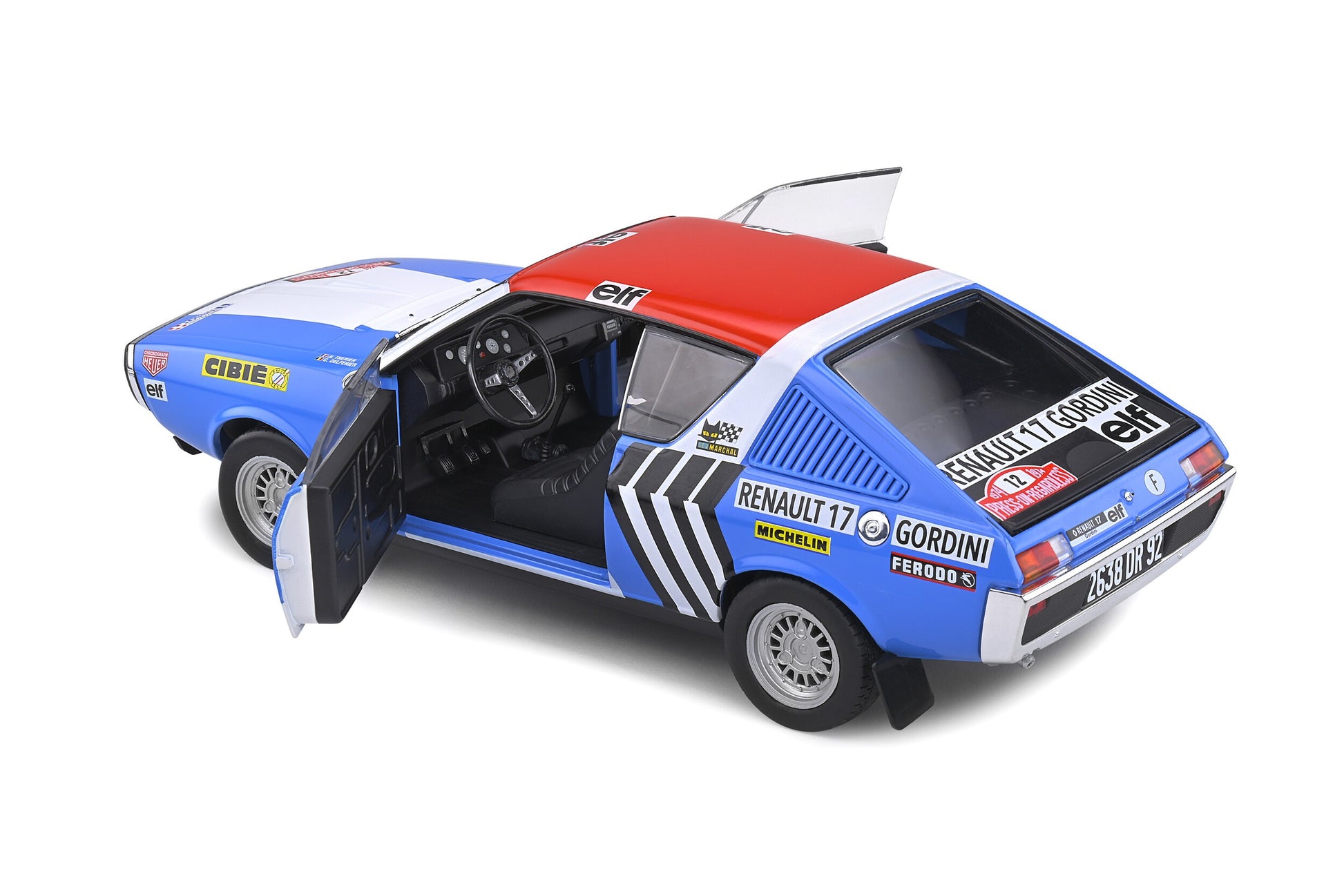 Renault R17 Rallye Press-on-Regardless 1974 Jean-Luc Thérier / Christian Delferier 1:18 - 43701