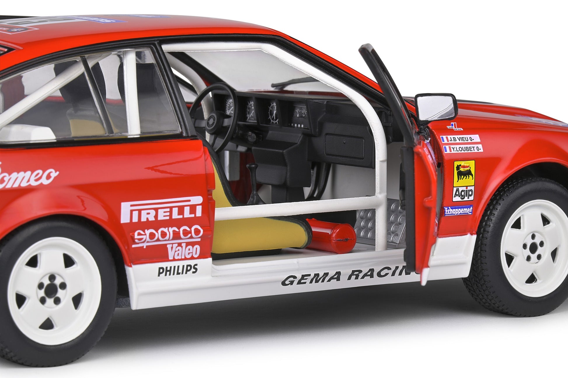 Alfa Romeo Alfetta Gtv6 5° Tour de Corse 1985 Yves Loubet - Jean-Bernard Vieu 1:18 - 43823